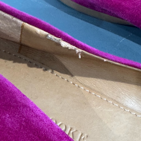 Newport Audrey Brooke Women’s Pink suede Ballet Flats SZ10 - Picture 2 of 8
